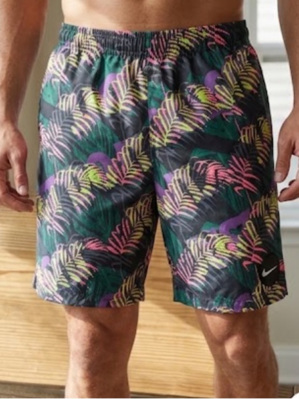 Nike Men’s Size M Tropical Athletic Shorts - Green, Pink, Purple and more